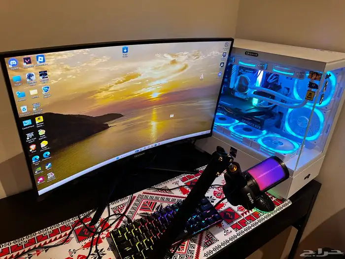 بيسي قيمنق سيت اب كامل كرت 4060RTX معالج i5 شاشة 27 بوصه 1