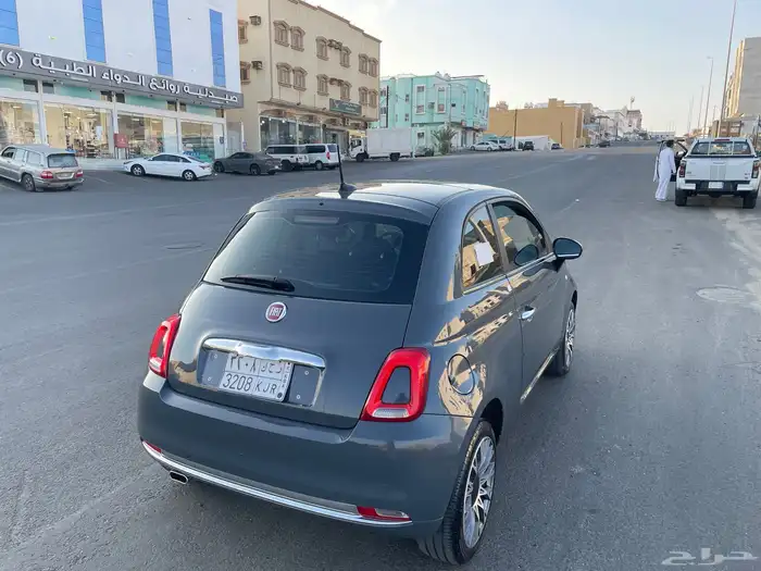 فيات 500 موديل 2022 ممشى قليل 7