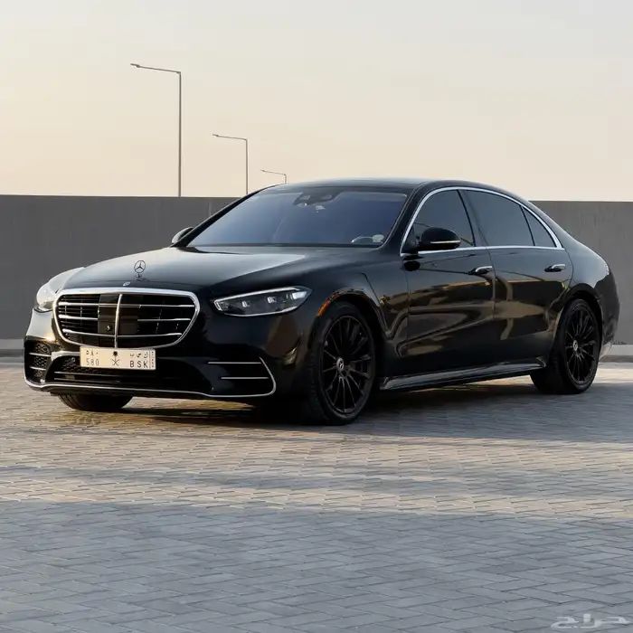 مرسيدس S580 V8 2021 - أسود داخلي بيج 1
