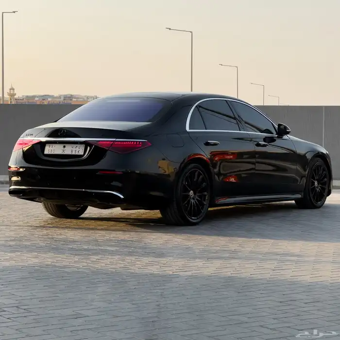 مرسيدس S580 V8 2021 - أسود داخلي بيج 5