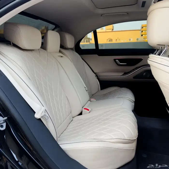 مرسيدس S580 V8 2021 - أسود داخلي بيج 19
