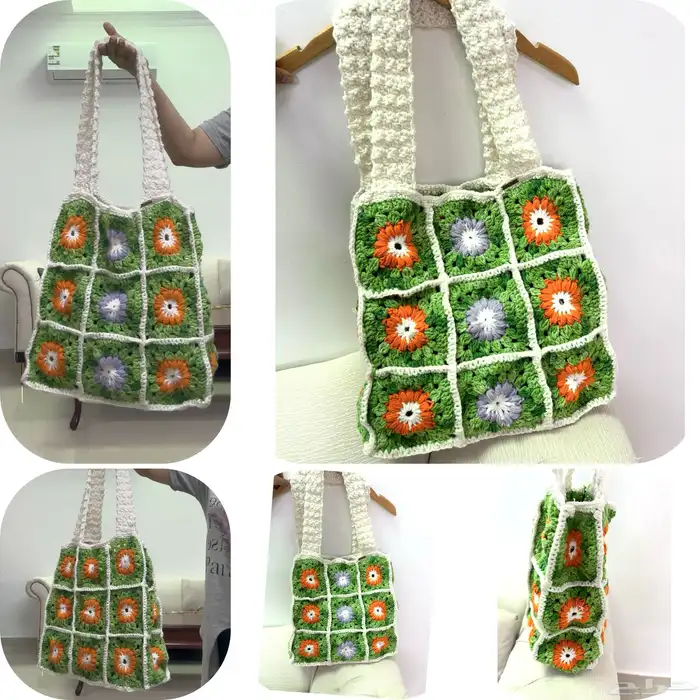 handmade crochet bag 0