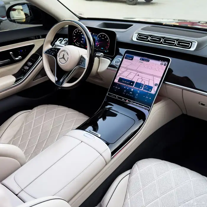 مرسيدس S580 V8 2021 - أسود داخلي بيج 10
