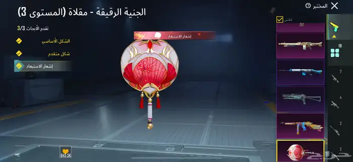 حساب ببجي نوادر امفور ثلجي 12