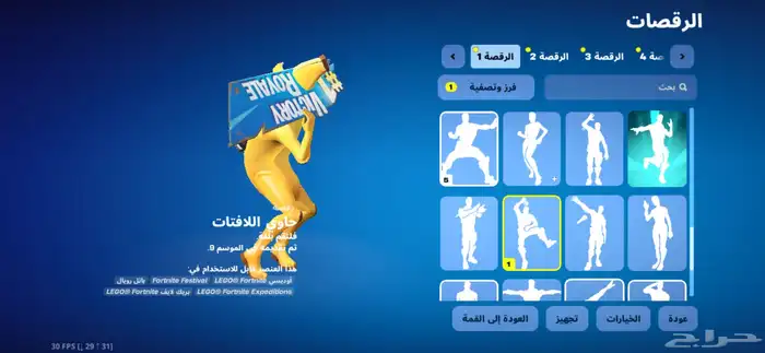 حساب فورت نايت 30