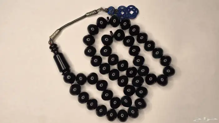 سبحه فاتوران حرباء زعفراني تركوازي 2