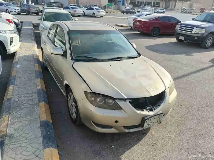 مازدا 3 2008 للبيع استماره وفحص ساريين . نص فل فتحه سقف 2