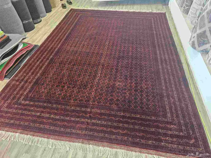 سجاد يدوي افغاني صوف اصلي مقاس 2.50 3.50 جديد 13