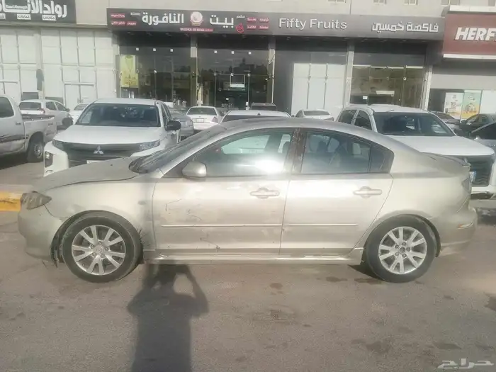 مازدا 3 2008 للبيع استماره وفحص ساريين . نص فل فتحه سقف 3