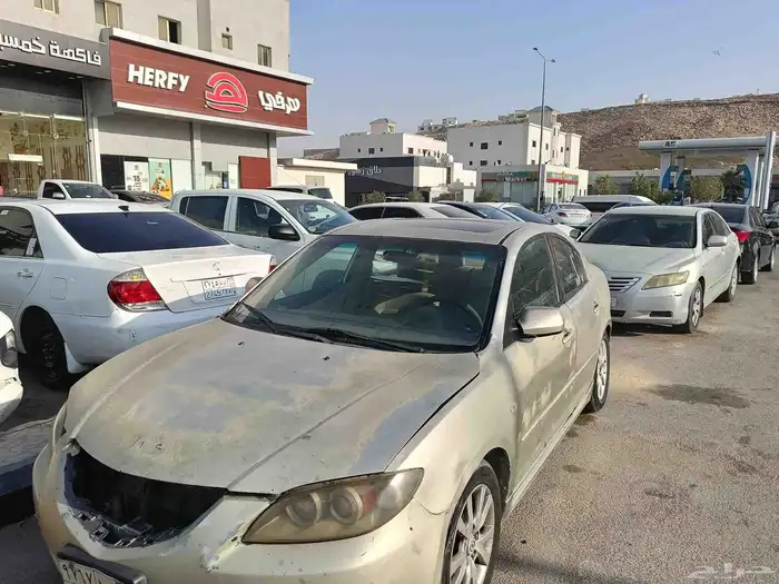 مازدا 3 2008 للبيع استماره وفحص ساريين . نص فل فتحه سقف 4