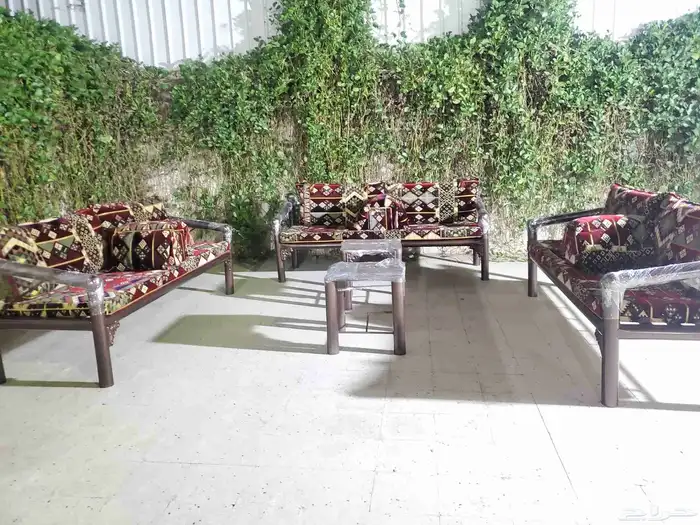 كرسي حديد جلسات خارجيه مراكيز شعبيه كويتيه 8