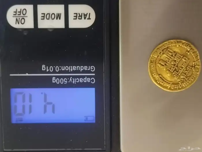 دينار ذهبRR ذو الرئاستين ضرب العراق 203 ه 3