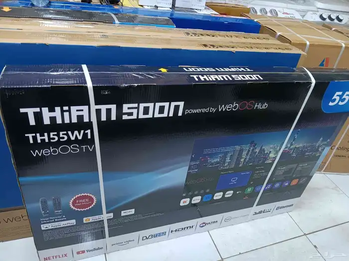 بيع أحدث شاشات تلفزيون سمارت 4k QLED LED واي فاي 7
