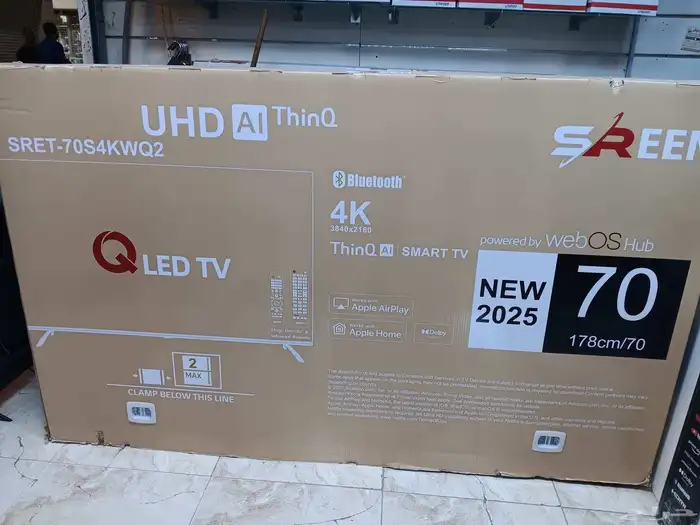 بيع أحدث شاشات تلفزيون سمارت 4k QLED LED واي فاي 5