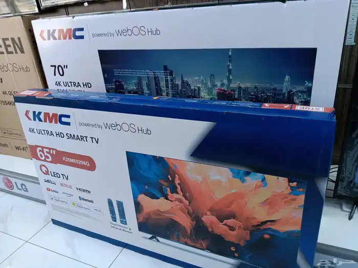 بيع أحدث شاشات تلفزيون سمارت 4k QLED LED واي فاي 6