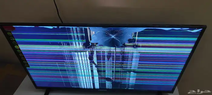 1 led has screen line. 1 smart tv screen broken 0