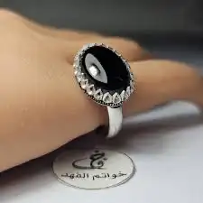 خواتم رجالي مع العقيق اليماني والبيع بالجمله فقط 10