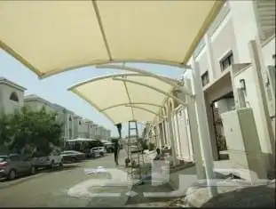 مظلات وسواتر وبيوت الشعر جده وتغير قماش وتركيب مظلات فرنسي 2