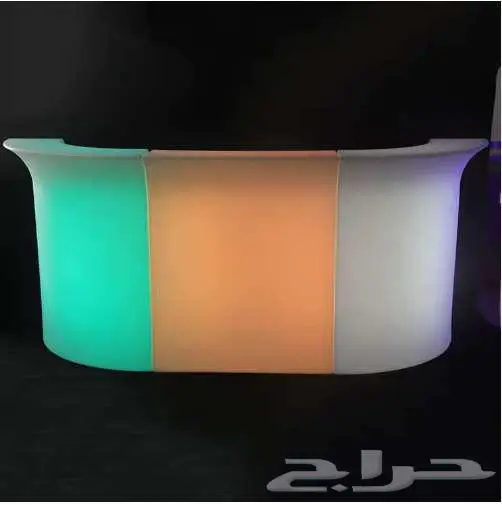 مكعبات وبار وطاولة كيكة مضيئة جميع الالوان للايجار 2