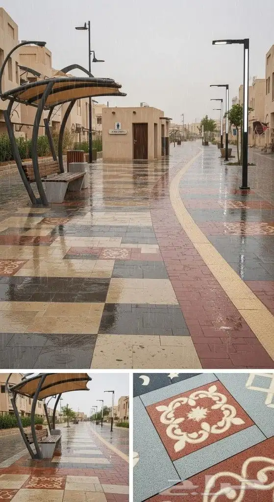 أنترلوك وبازلت وحجر 6