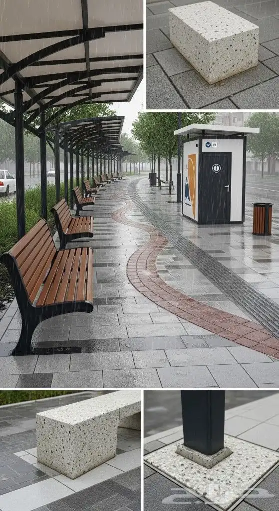 أنترلوك وبازلت وحجر 0