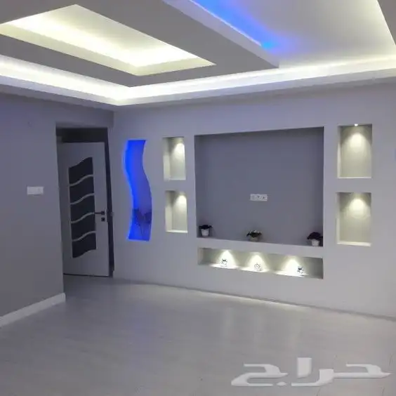 جبس ديكور مطبخ دولاب شاشه 0