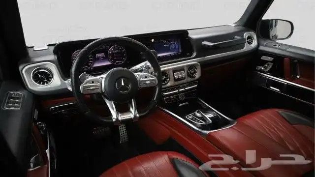 للبيع   مرسيدس G63 AMG موديل 2021 اللون الخارجي  أسود أن 6