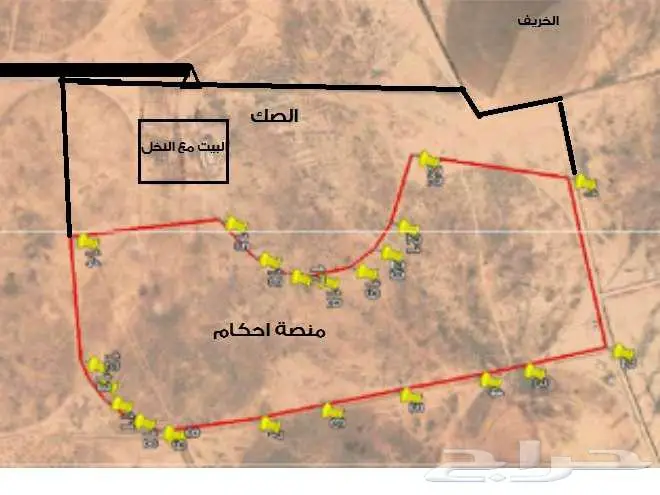 للبيع مزرعة كبيرة حره بصك اكتروني 0