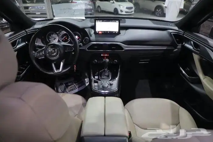 مازدا CX9 فل كامل فتحة سقف جلد اربعة سلندر موديل 2023 13