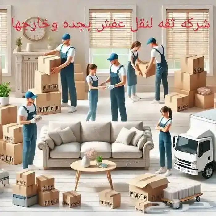 شركة نقل عفش بجده وخارج جده مع الفك والتركيب 1