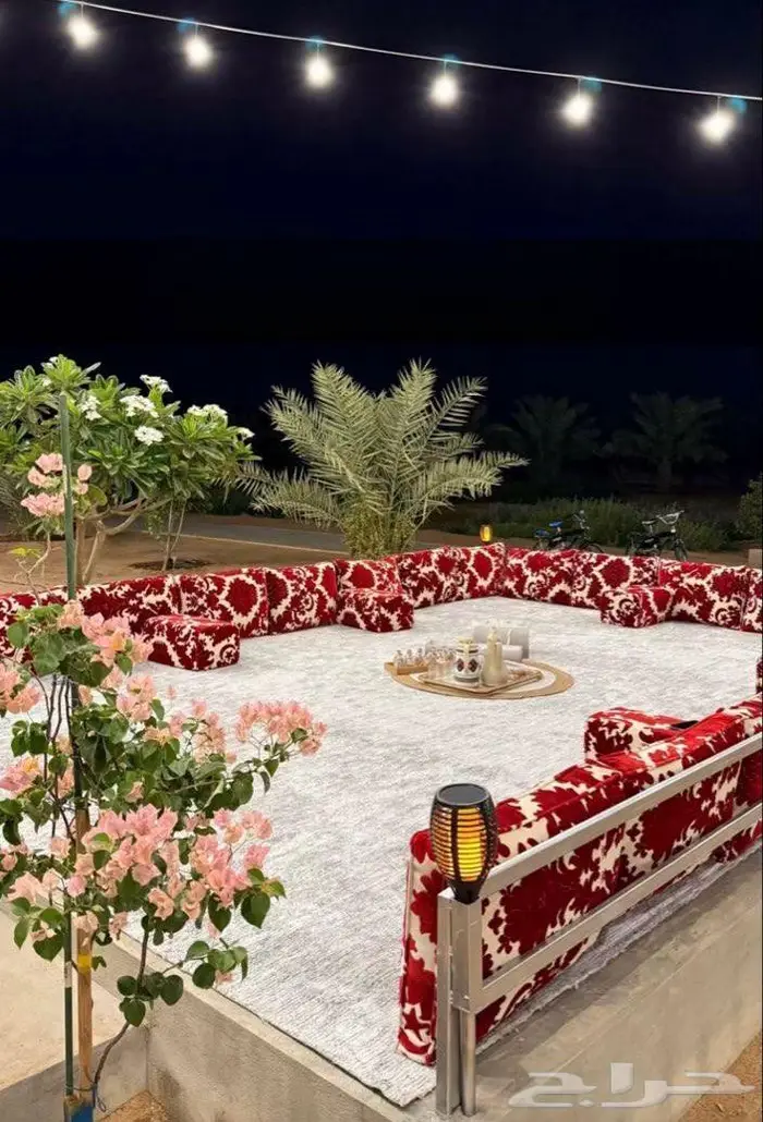 جلسات شتوية ارضية و طاولات بلوت 2