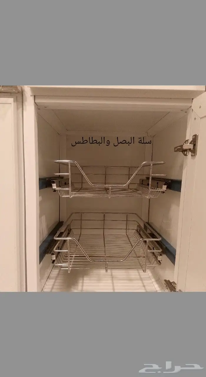 مطبخ صاج مع خشب جاهز 6متر 7