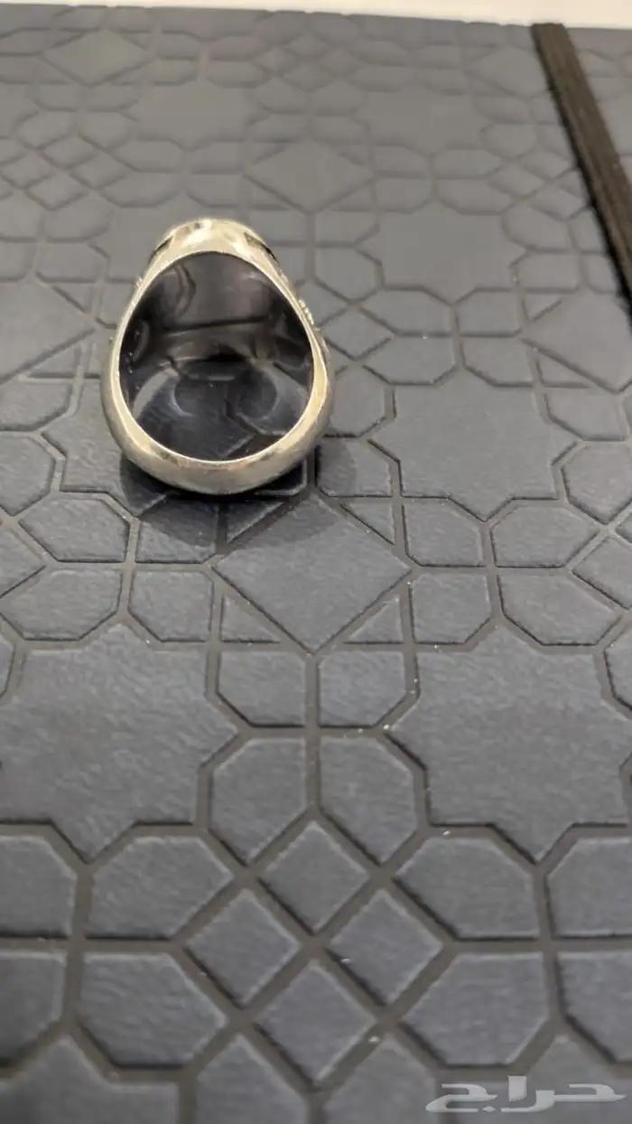 خاتم حجر صدف و الماس 5