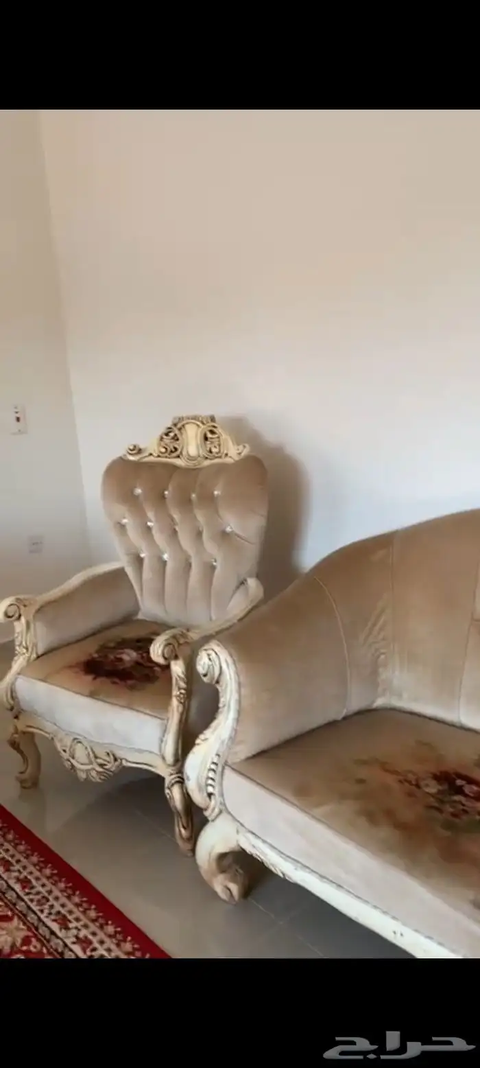 كنب للبيع ثلاث قطع ثلاثية اربعة مفردة مستعجل 3
