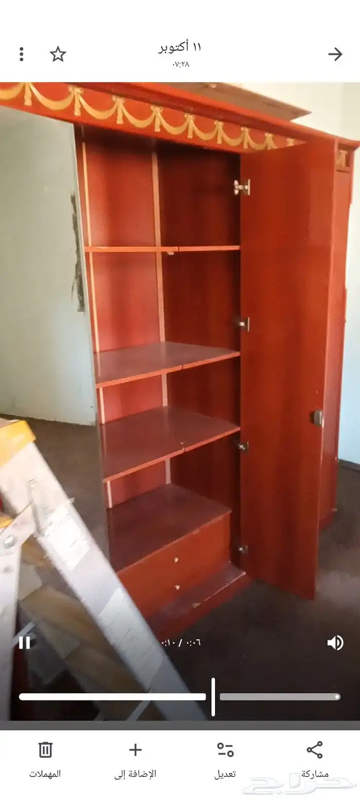 يوجد لدينا اثاث البيع غرفة النوم طقم كامل وكنبات طقم كامل 2
