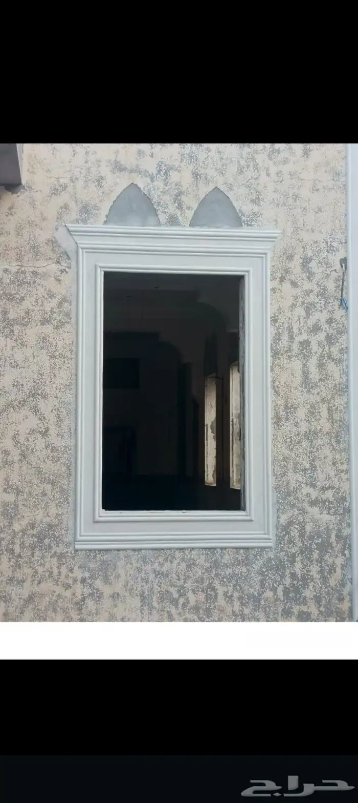 ديكورات خارجيه والياسه ملونه بلاسمنت الأبيض 2