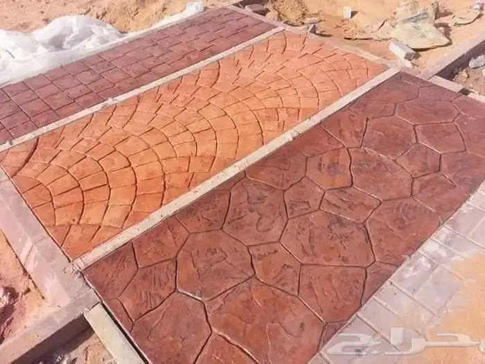 الخرسانه مطبوعة ديكور صبة مروحية صبة سطحة ميول صبة أرضيات صب 6