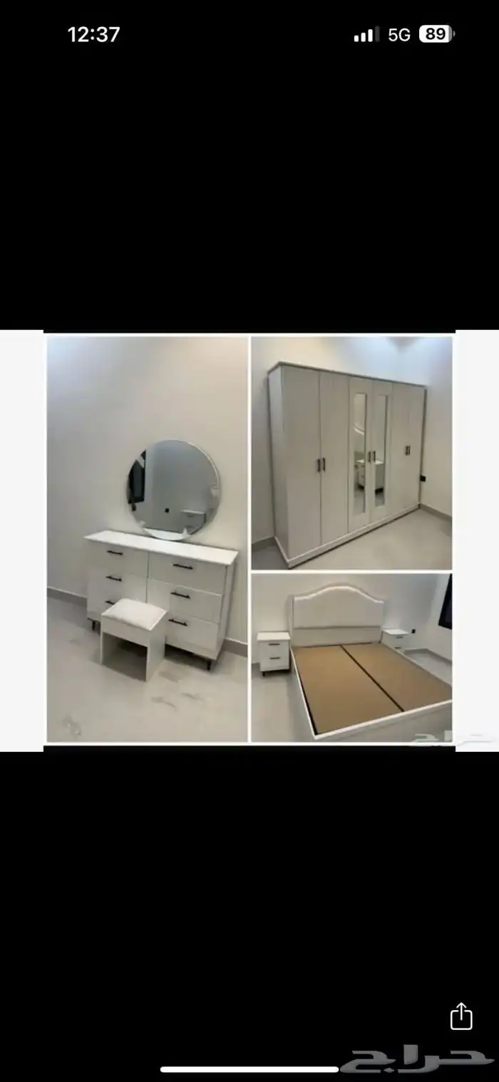 غرف نوم جديده جاهزه 6قطع بسعر المصنع مباشر 7