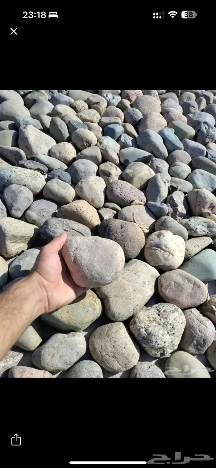 حجر نهري للزينة الحدائق والممرات 5