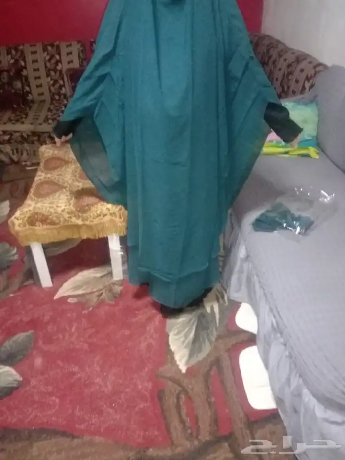 خمار فرنسي طويل جديد بالنقاب 1