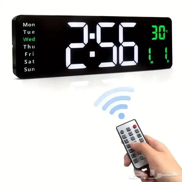 ساعة حائطية كبيره بسعر مخفض 6