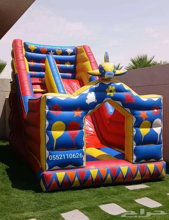 إيجار نطيطات زحليقه مائيه متاهات ملعب صابوني 5