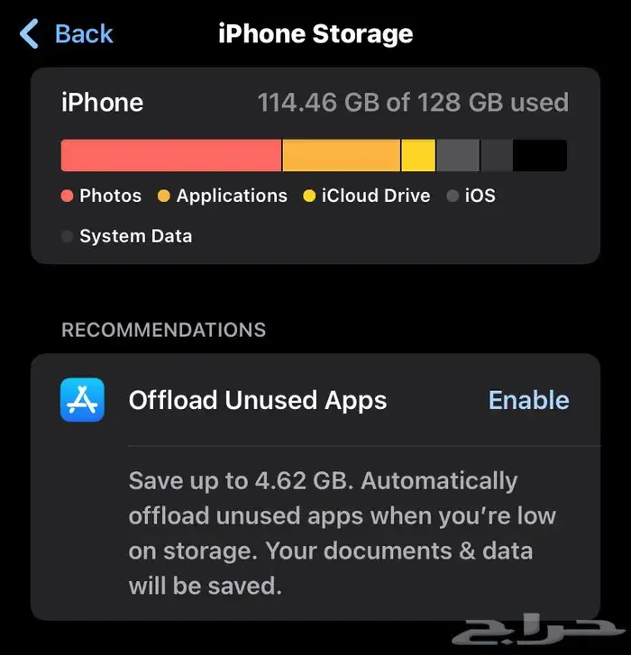 ايفون 11 أسود 128 3