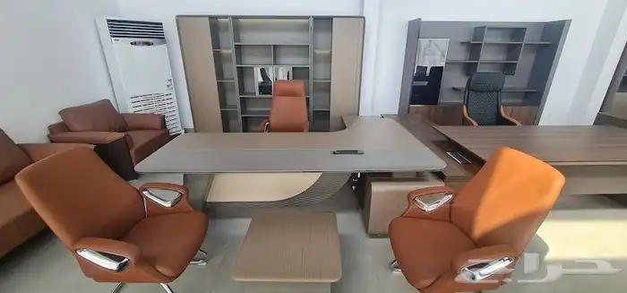 مودرن أحدث مكتب فخم إداري طقم متكامل مع كرسي و كنب اجتماعات 35