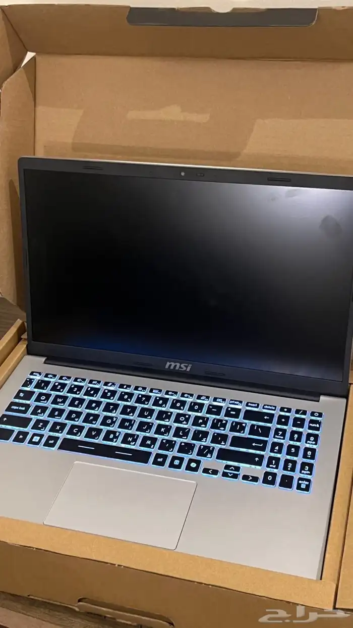 لابتوب msi مودرن 15 لون سلفر موديل 2024 0