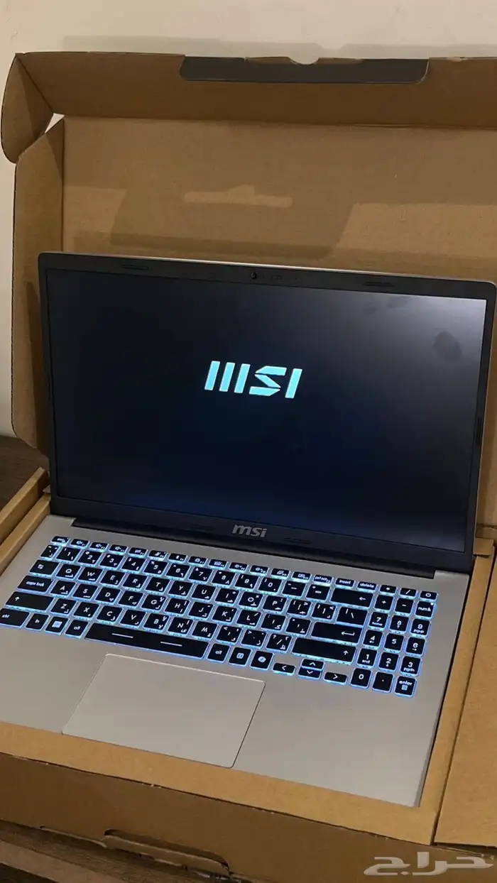 لابتوب msi مودرن 15 لون سلفر موديل 2024 1