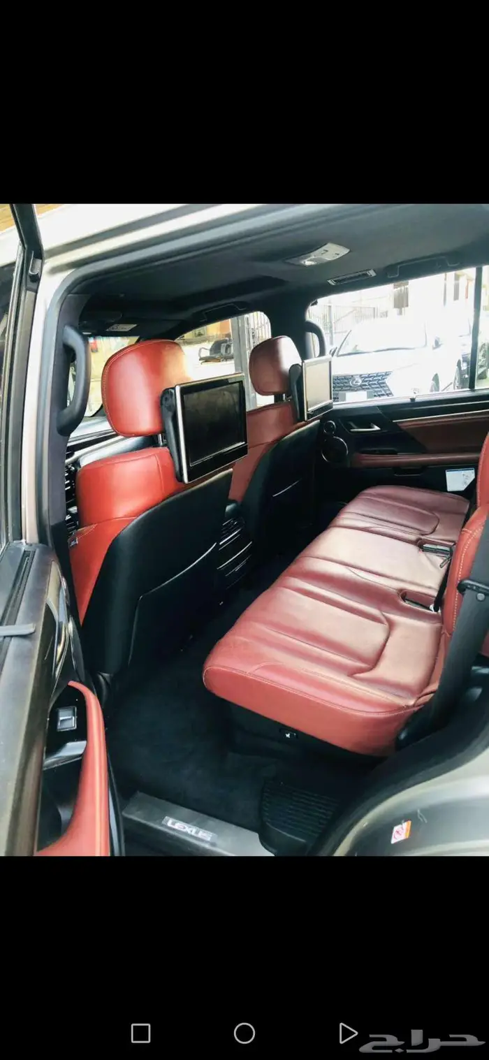 لكزس LX 570 SS سعودي 2017 تيتانيوم داخل أحمر ب 250 ألف 10