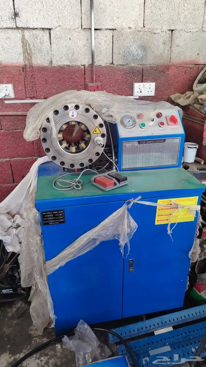 مكينة كبس جديدة 2 بوصه صيني جودة عالية بكامل اغراضها 1
