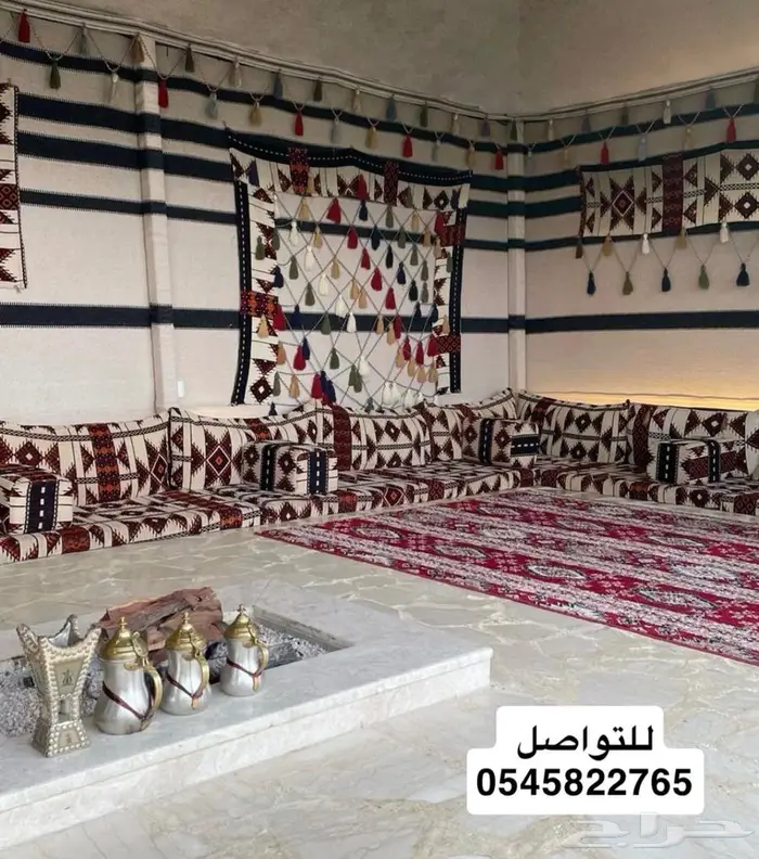 جلسات شتوية ارضية و طاولات بلوت 6