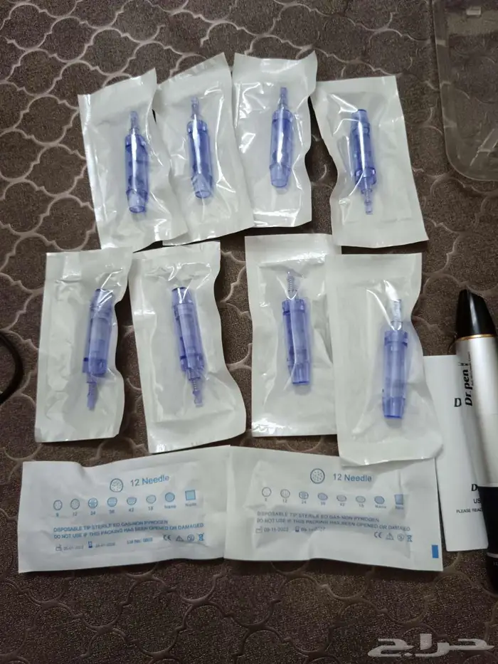 ديرما بن موديل A1 مع 10 ابر جديده مقاس 12 ابره شبه مستعمل 0